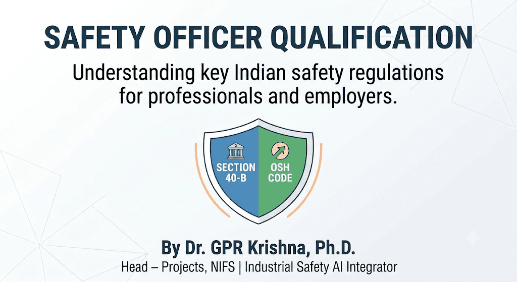 Safety Officer Qualification: Section 40-B vs OSH Code
